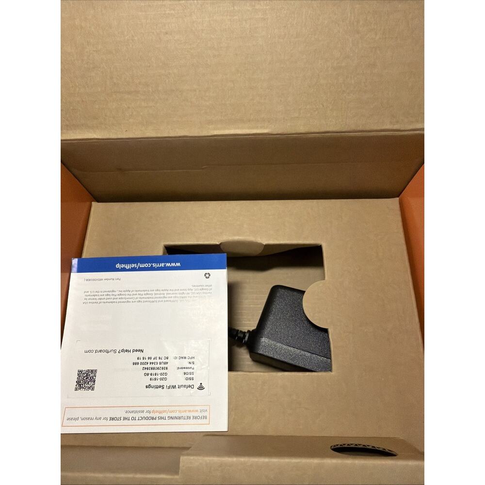 Arris (G20) - Cable Modem Router Combo -missing Quick Start Guide Open Box - Picture 4 of 5